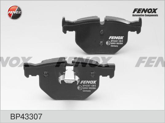 Fenox BP43307 - Тормозные колодки, дисковые, комплект autosila-amz.com