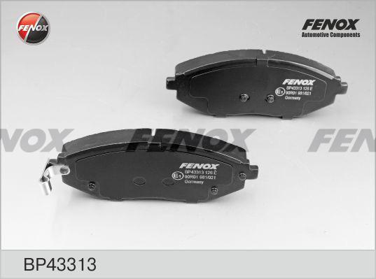 Fenox BP43313 - Тормозные колодки, дисковые, комплект autosila-amz.com