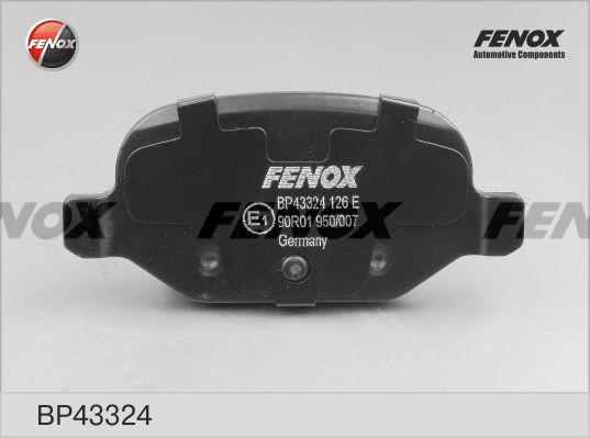 Fenox BP43324 - Тормозные колодки, дисковые, комплект autosila-amz.com