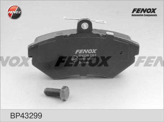 Fenox BP43299 - Тормозные колодки, дисковые, комплект autosila-amz.com