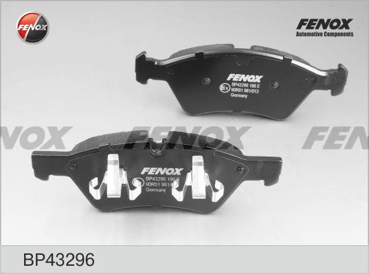 Fenox BP43296 - Тормозные колодки, дисковые, комплект autosila-amz.com