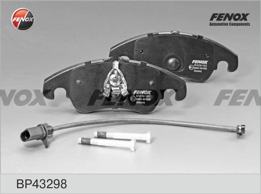 Fenox BP43298 - Тормозные колодки, дисковые, комплект autosila-amz.com