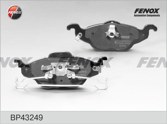 Fenox BP43249 - Тормозные колодки, дисковые, комплект autosila-amz.com