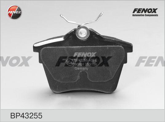 Fenox BP43255 - Тормозные колодки, дисковые, комплект autosila-amz.com