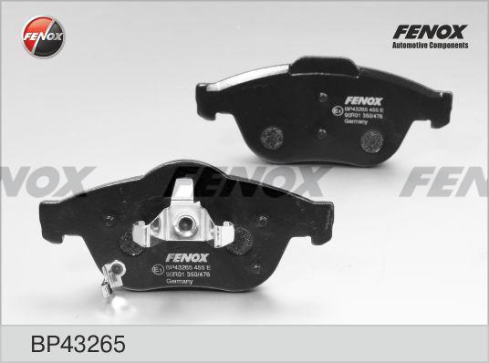 Fenox BP43265 - Тормозные колодки, дисковые, комплект autosila-amz.com