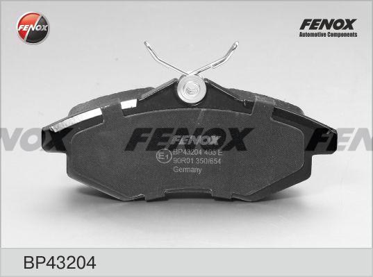 Fenox BP43204 - Тормозные колодки, дисковые, комплект autosila-amz.com