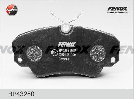 Fenox BP43280 - Тормозные колодки, дисковые, комплект autosila-amz.com