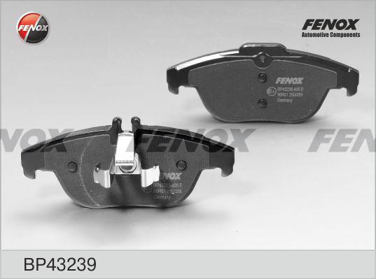 Fenox BP43239 - Тормозные колодки, дисковые, комплект autosila-amz.com