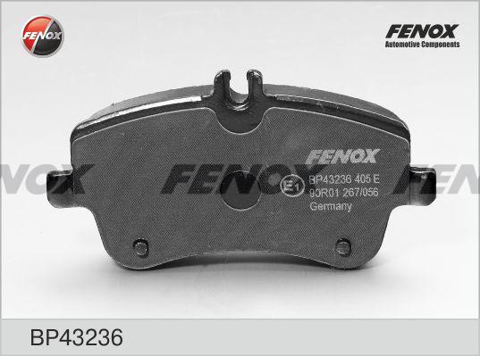 Fenox BP43236 - Тормозные колодки, дисковые, комплект autosila-amz.com