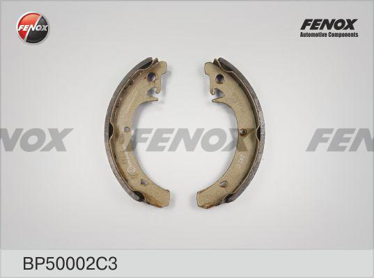 Fenox BP50002C3 - Колодки тормозные барабанные задние-, ВАЗ 2108-2115, 1117-1119 Kalina, 2170-2172 Priora, 2192, 2194 autosila-amz.com
