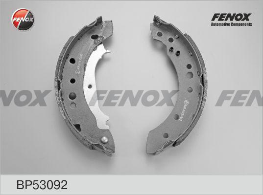 Fenox BP53092 - Комплект тормозных колодок, барабанные autosila-amz.com