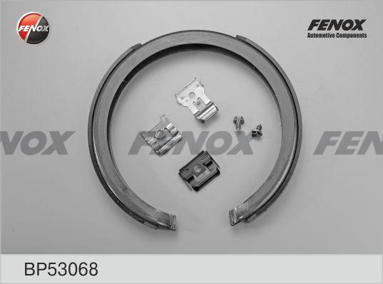 Fenox BP53068 - Комплект тормозных колодок, барабанные autosila-amz.com