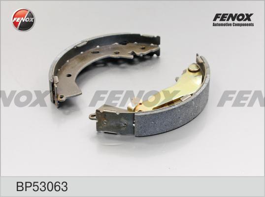 Fenox BP53063 - Комплект тормозных колодок, барабанные autosila-amz.com