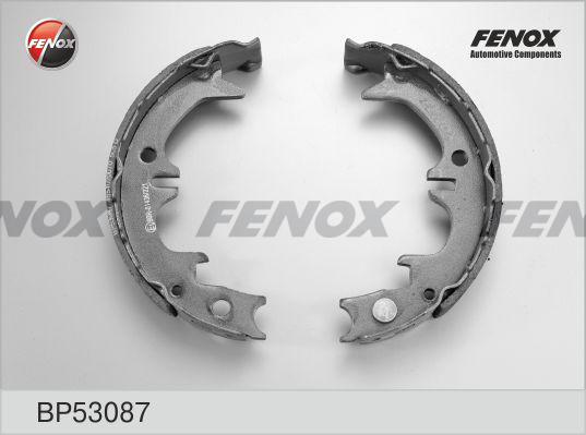 Fenox BP53087 - Комплект тормозных колодок, барабанные autosila-amz.com