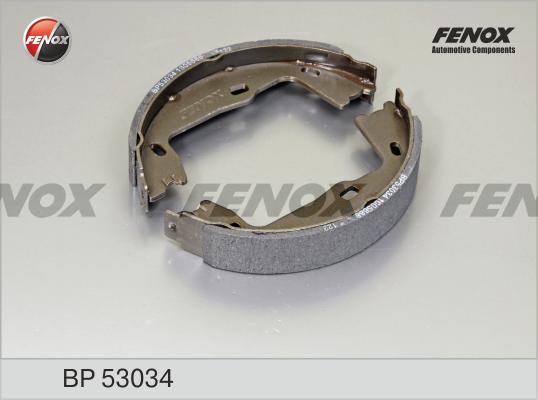 Fenox BP53034 - Комплект тормозных колодок, барабанные autosila-amz.com