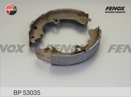 Fenox BP53035 - Комплект тормозных колодок, барабанные autosila-amz.com