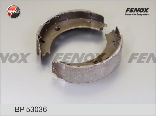 Fenox BP53036 - Комплект тормозных колодок, барабанные autosila-amz.com