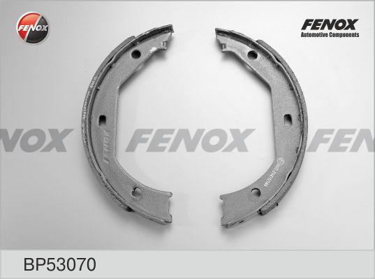 Fenox BP53070 - Комплект тормозных колодок, барабанные autosila-amz.com