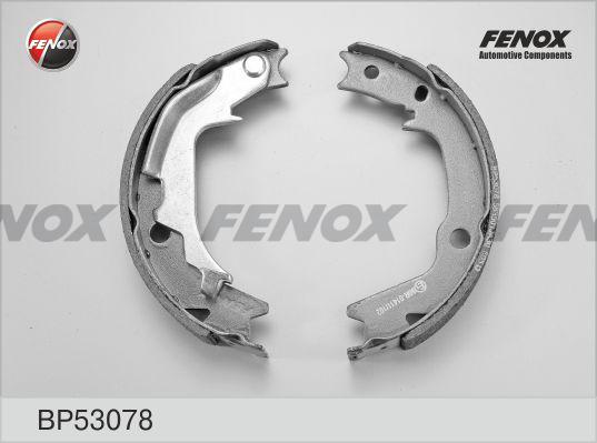 Fenox BP53078 - Комплект тормозных колодок, барабанные autosila-amz.com