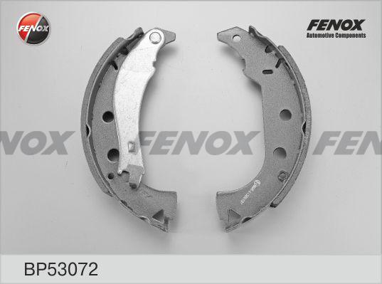 Fenox BP53072 - Комплект тормозных колодок, барабанные autosila-amz.com