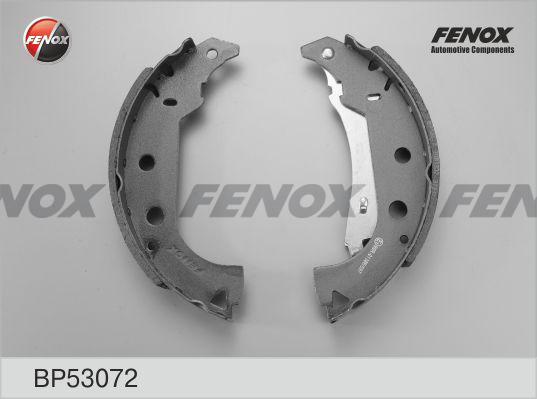 Fenox BP53072 - Комплект тормозных колодок, барабанные autosila-amz.com