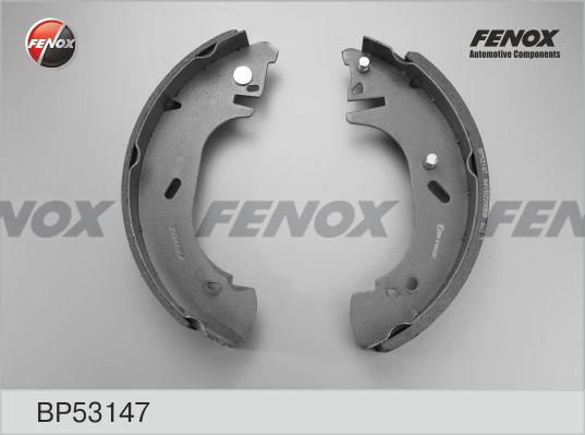Fenox BP53147 - Комплект тормозных колодок, барабанные autosila-amz.com