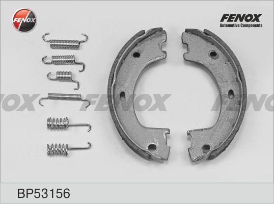 Fenox BP53156 - Комплект тормозных колодок, барабанные autosila-amz.com