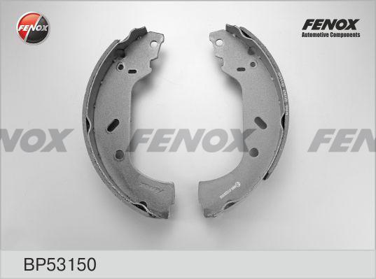 Fenox BP53150 - Комплект тормозных колодок, барабанные autosila-amz.com