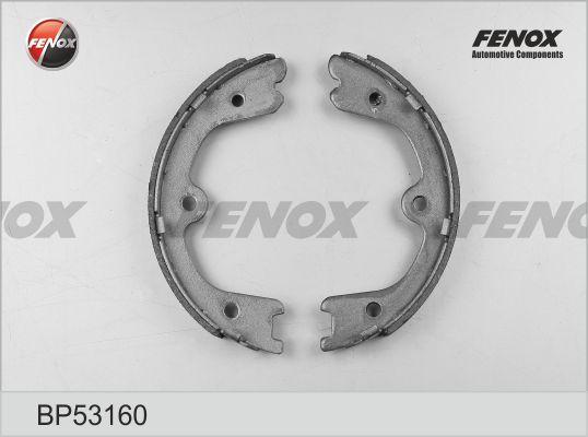 Fenox BP53160 - Комплект тормозных колодок, барабанные autosila-amz.com