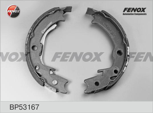 Fenox BP53167 - Комплект тормозных колодок, барабанные autosila-amz.com