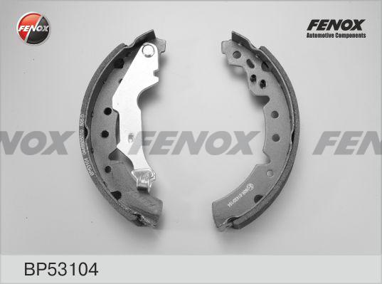 Fenox BP53104 - Комплект тормозных колодок, барабанные autosila-amz.com