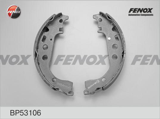 Fenox BP53106 - Комплект тормозных колодок, барабанные autosila-amz.com