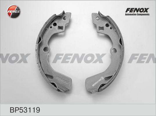 Fenox BP53119 - Комплект тормозных колодок, барабанные autosila-amz.com