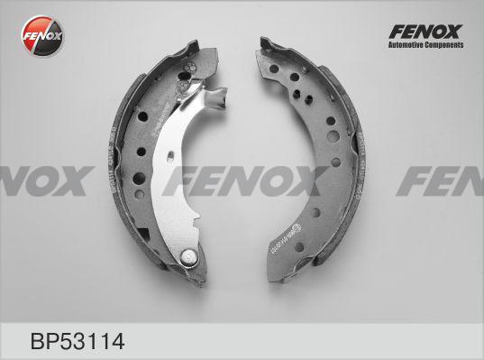 Fenox BP53114 - Комплект тормозных колодок, барабанные autosila-amz.com