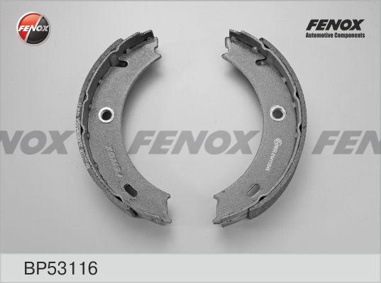 Fenox BP53116 - Комплект тормозных колодок, барабанные autosila-amz.com