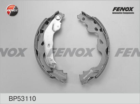 Fenox BP53110 - Комплект тормозных колодок, барабанные autosila-amz.com