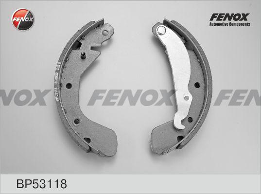 Fenox BP53118 - Комплект тормозных колодок, барабанные autosila-amz.com