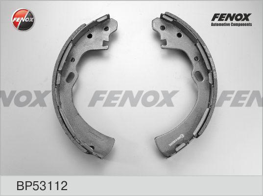 Fenox BP53112 - Комплект тормозных колодок, барабанные autosila-amz.com