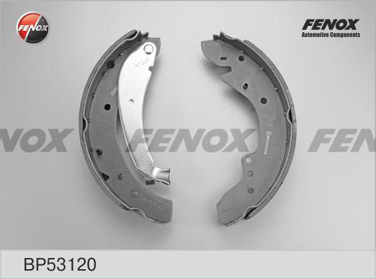 Fenox BP53120 - Комплект тормозных колодок, барабанные autosila-amz.com