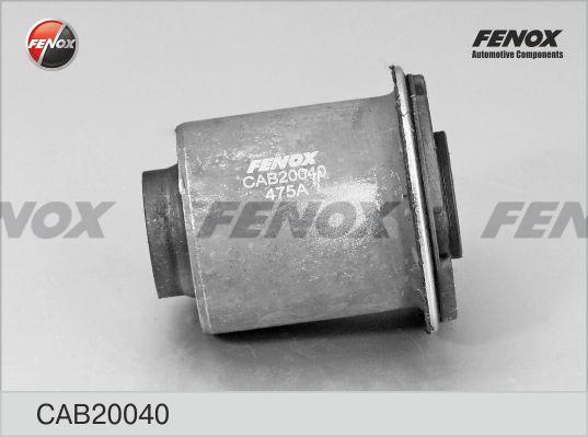Fenox CAB20040 - Сайлентблок рычага подвески задний HYUNDAI Tucson 04-10, KIA Sportage 04-10 autosila-amz.com