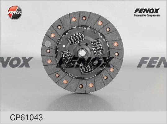 Fenox CP61043 - Диск сцепления, фрикцион autosila-amz.com