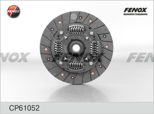 Fenox CP61052 - Диск сцепления, фрикцион autosila-amz.com