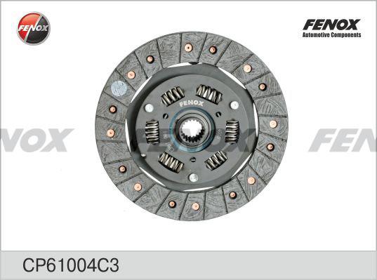 Fenox CP61004C3 - Диск сцепления, фрикцион autosila-amz.com