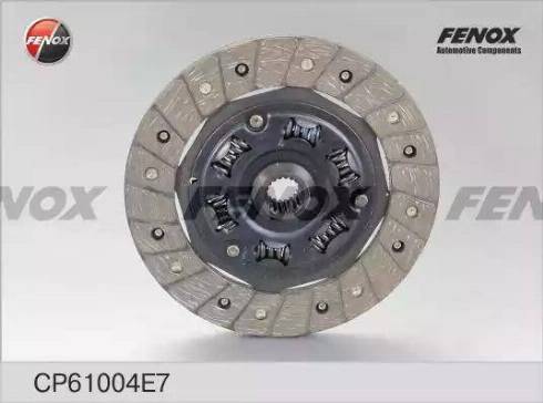 Fenox CP61004E7 - Диск сцепления, фрикцион autosila-amz.com