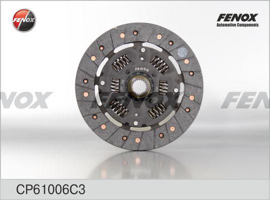 Fenox CP61006C3 - Диск сцепления, фрикцион autosila-amz.com