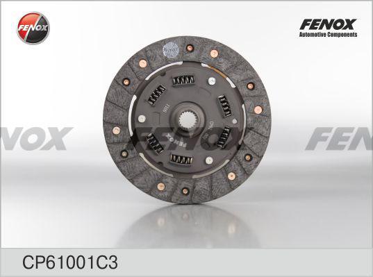 Fenox CP61001C3 - Диск сцепления, фрикцион autosila-amz.com