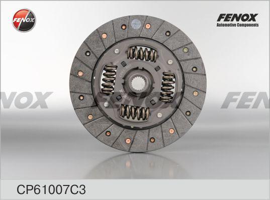 Fenox CP61007C3 - Диск сцепления, фрикцион autosila-amz.com