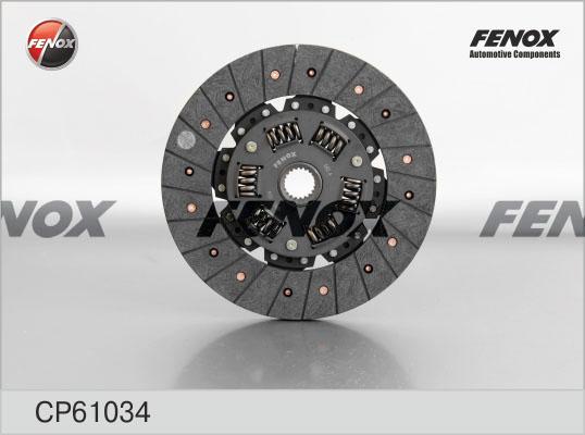 Fenox CP61034 - Диск сцепления, фрикцион autosila-amz.com