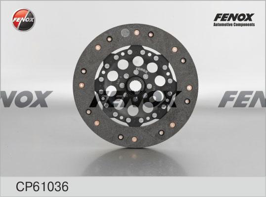 Fenox CP61036 - Диск сцепления, фрикцион autosila-amz.com