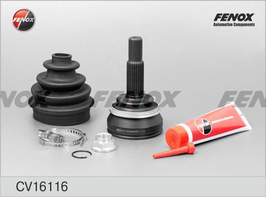 Fenox CV16116 - Шарнирный комплект, ШРУС, приводной вал autosila-amz.com